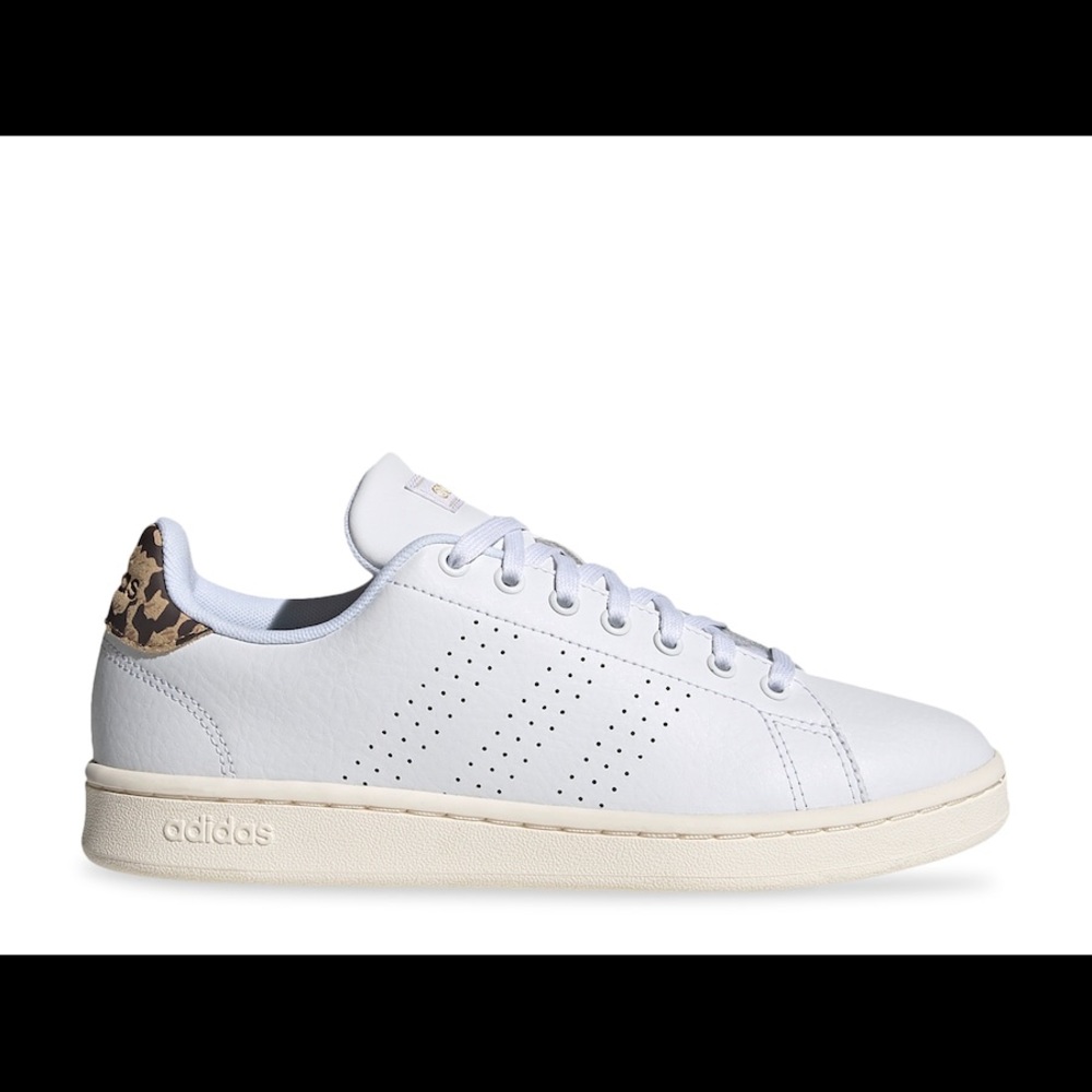 Womens Adidas sneaker- cheetah “Advantage” cloud (NEVER BEEN WORN, no tags/box)